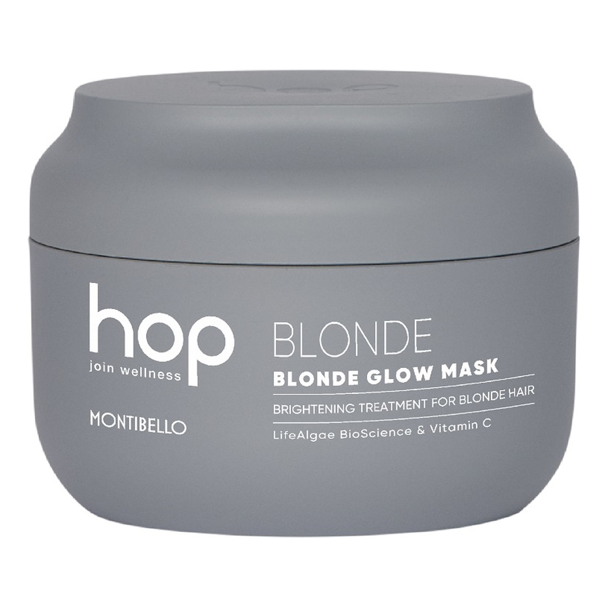 Montibello Hop blonde glow mask rozświetlająca maska do włosów rozjaśnianych i blond 200ml
