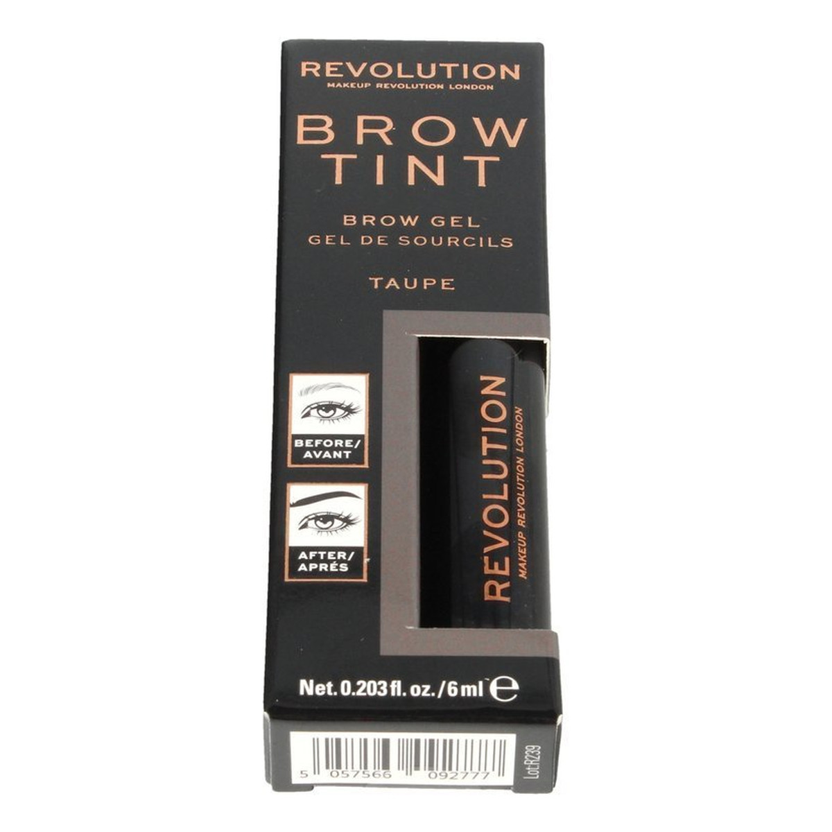 Makeup Revolution Brown Tint żel do brwi