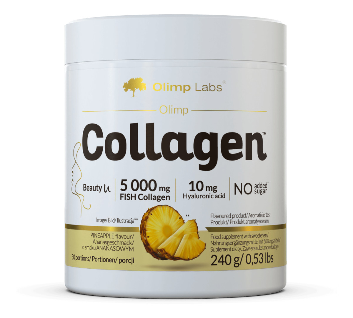 Collagen kolagen pochodzenia rybiego suplement diety Ananas