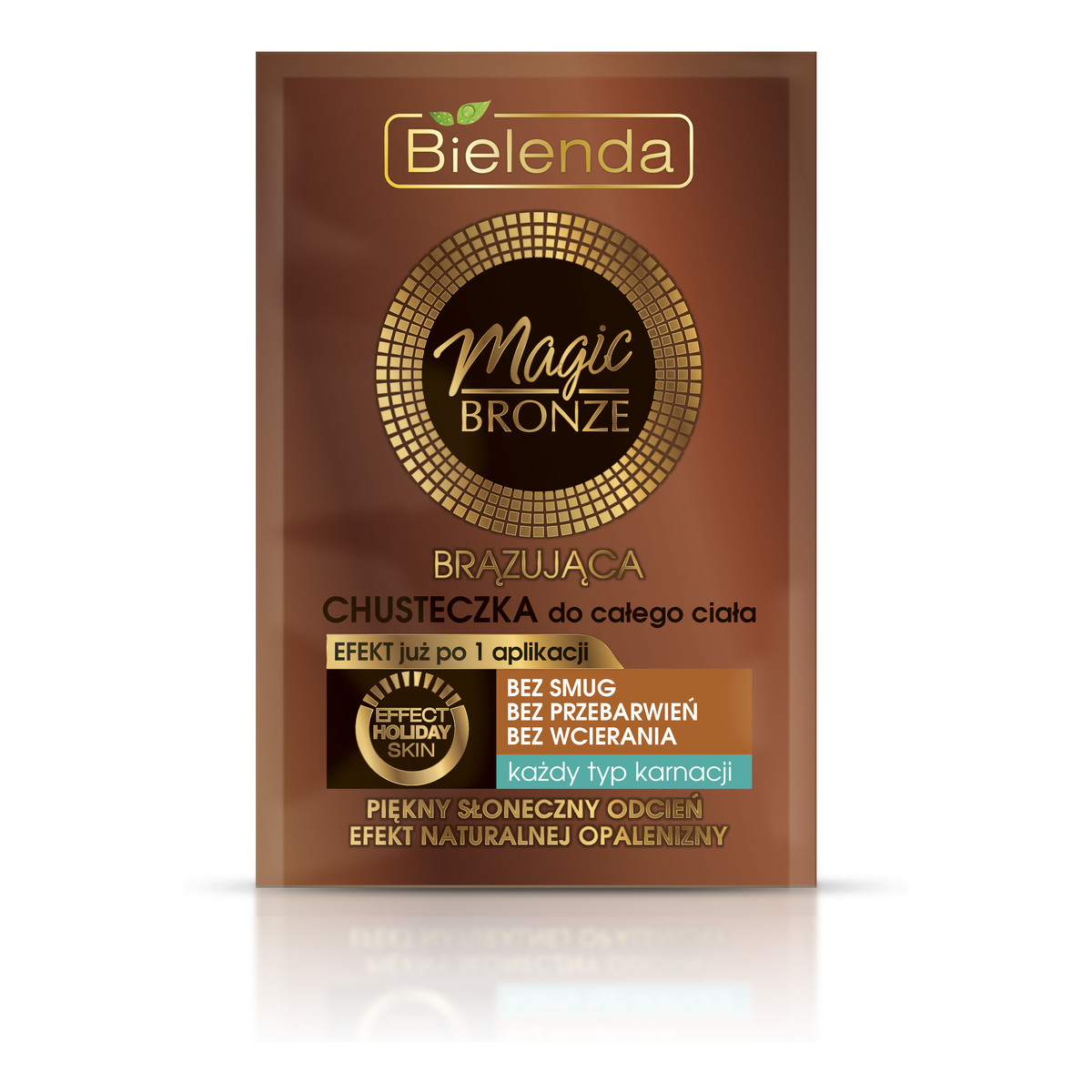 Bielenda Magic Bronze Brązująca Chusteczka Do Ciała
