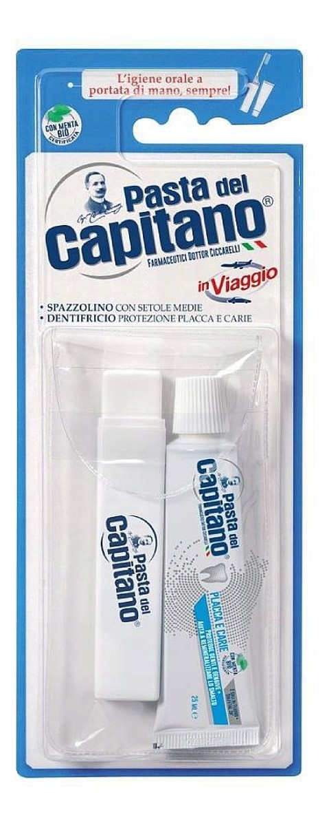 Travel Kit zestaw podróżny z pastą i szczoteczką do zębów