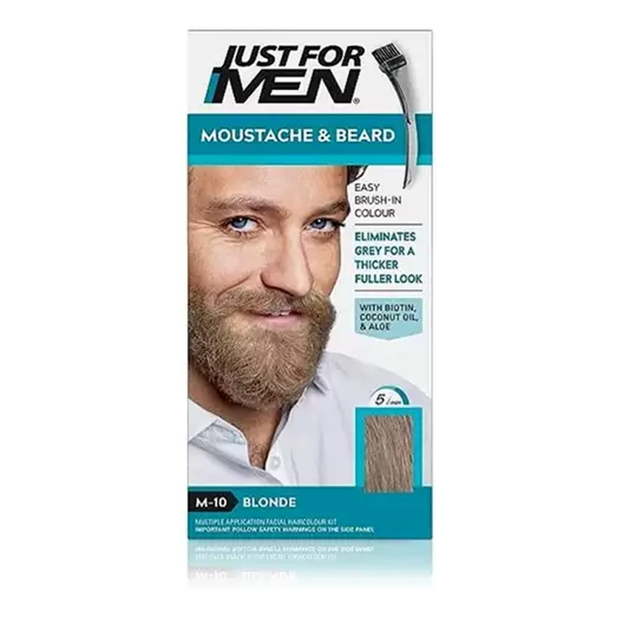 Just For Man Mustache & Beard Żel koloryzujący Do Brody i Wąsów 28g