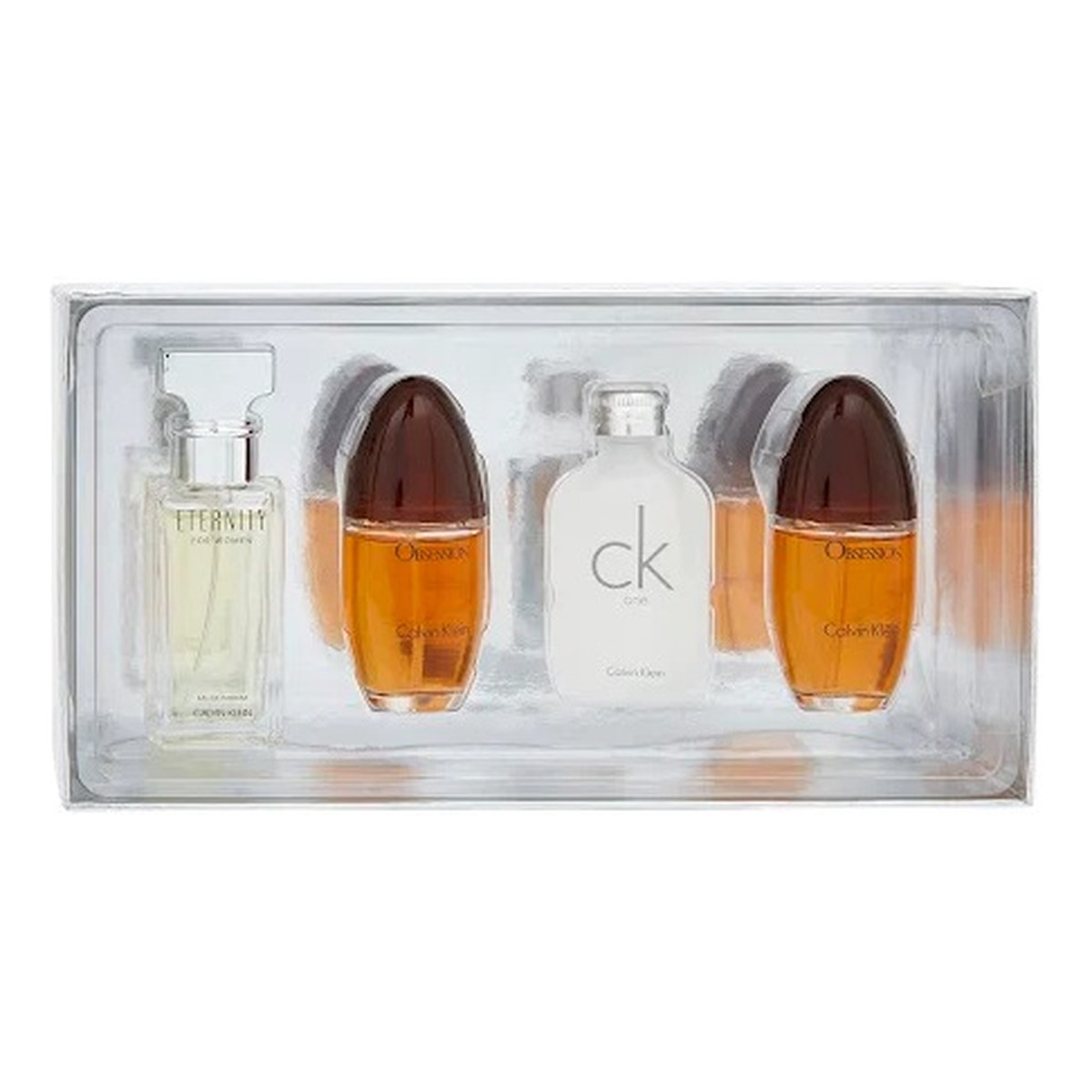 Calvin Klein Women Classic Zestaw eternity woda perfumowana spray 15ml + ck one woda toaletowa spray 15ml + obssesion woda perfumowana spray 2x15ml