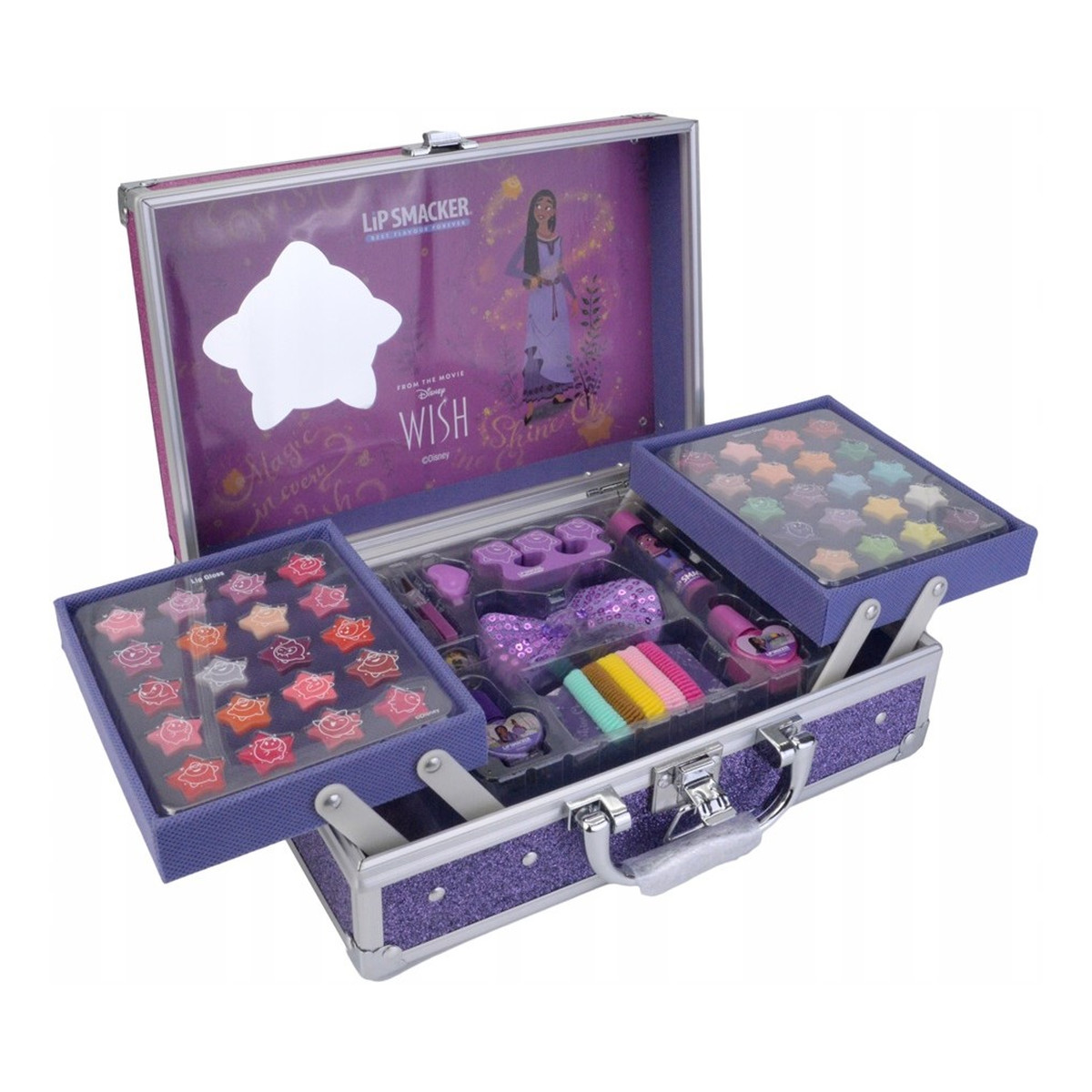 Lip Smacker Disney Wish Makeup Traincase Zestaw do makijażu dla dzieci