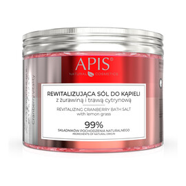 Rewitalizująca sól do kąpieli z żurawiną i trawą cytrynową