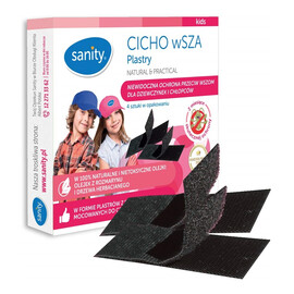 Kids cicho wsza plastry na wszy 4szt