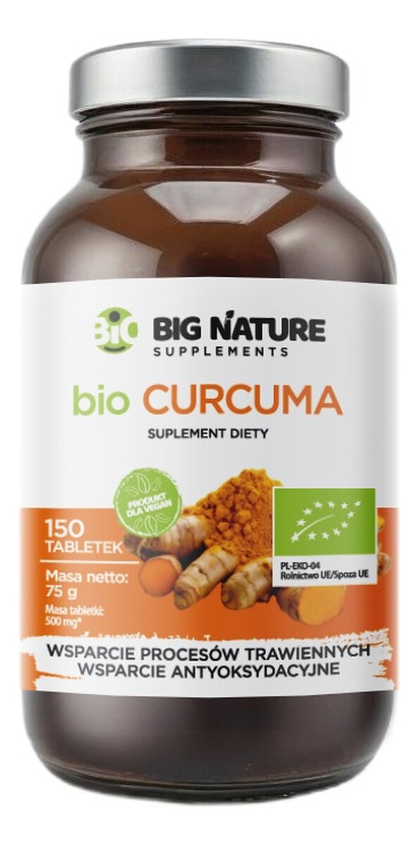 Bio curcuma suplement diety 150 tabletek