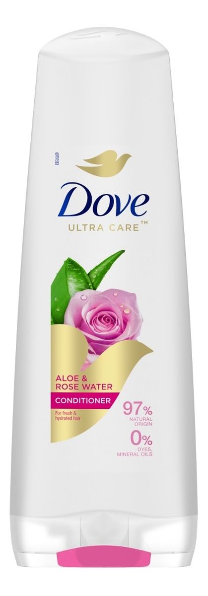 Dove ultra care odświeżająca odżywka do każdego typu włosów aloe & rose water