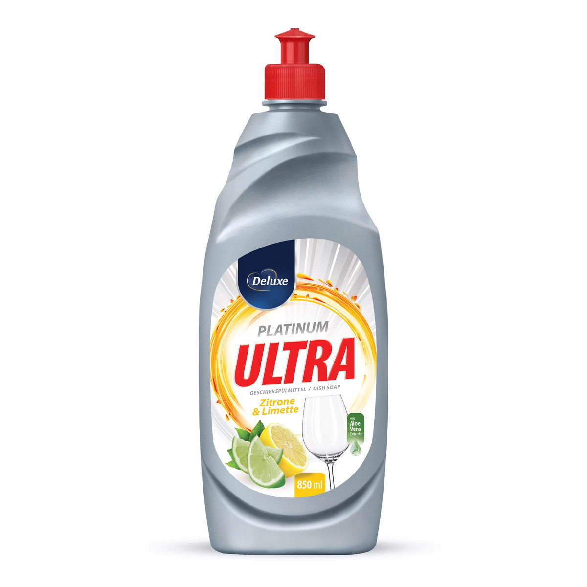 Deluxe Platinum Ultra Płyn Koncentrat do Mycia Naczyń Cytryna Limonka 850ml