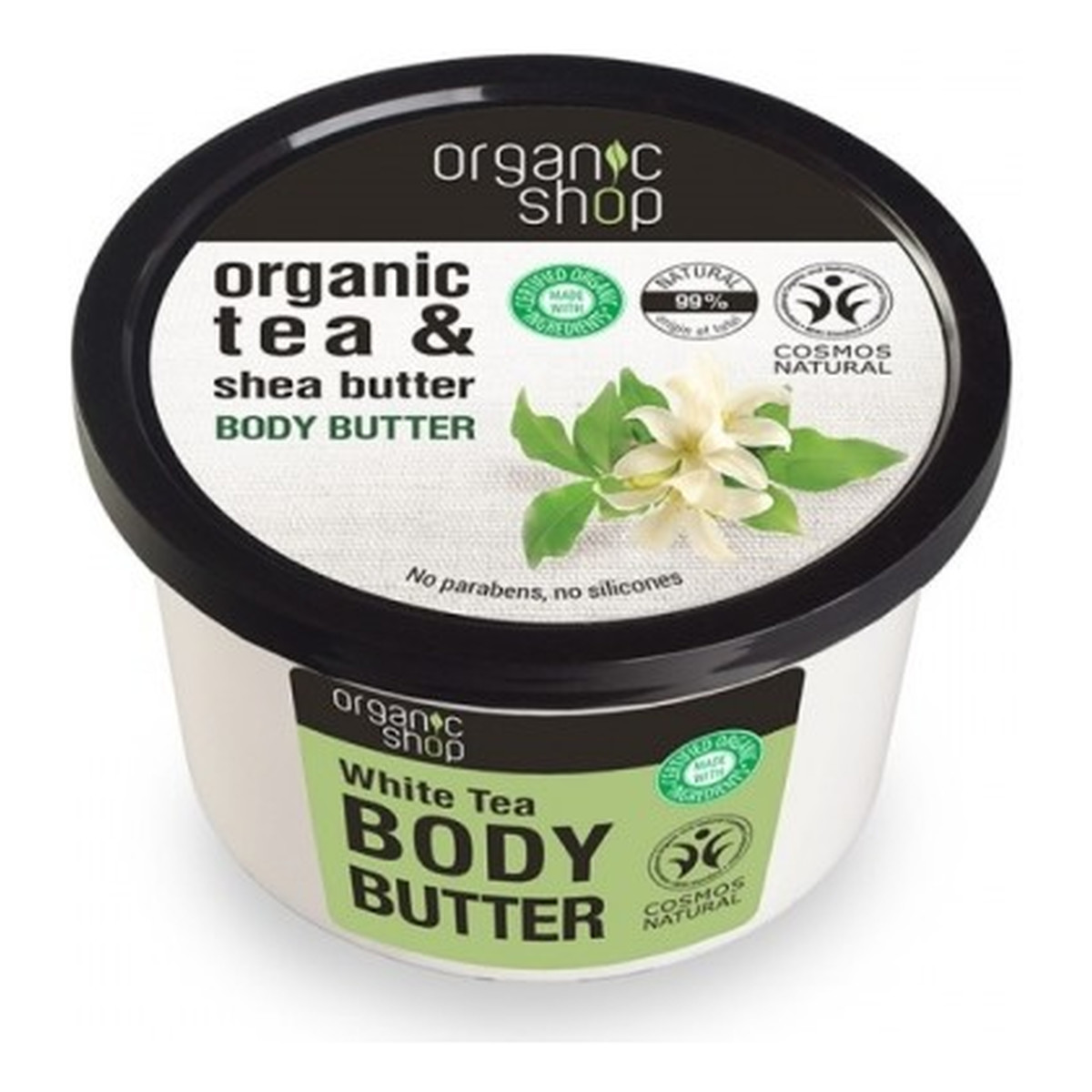 Organic Shop Biała Herbata Masło Do Ciała 250ml