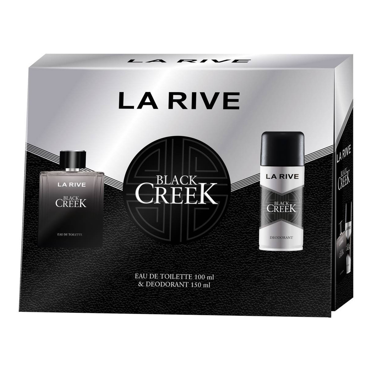 La Rive for Men Black Creek Zestaw prezentowy dezodorant spray 150 ml + woda toaletowa 100ml