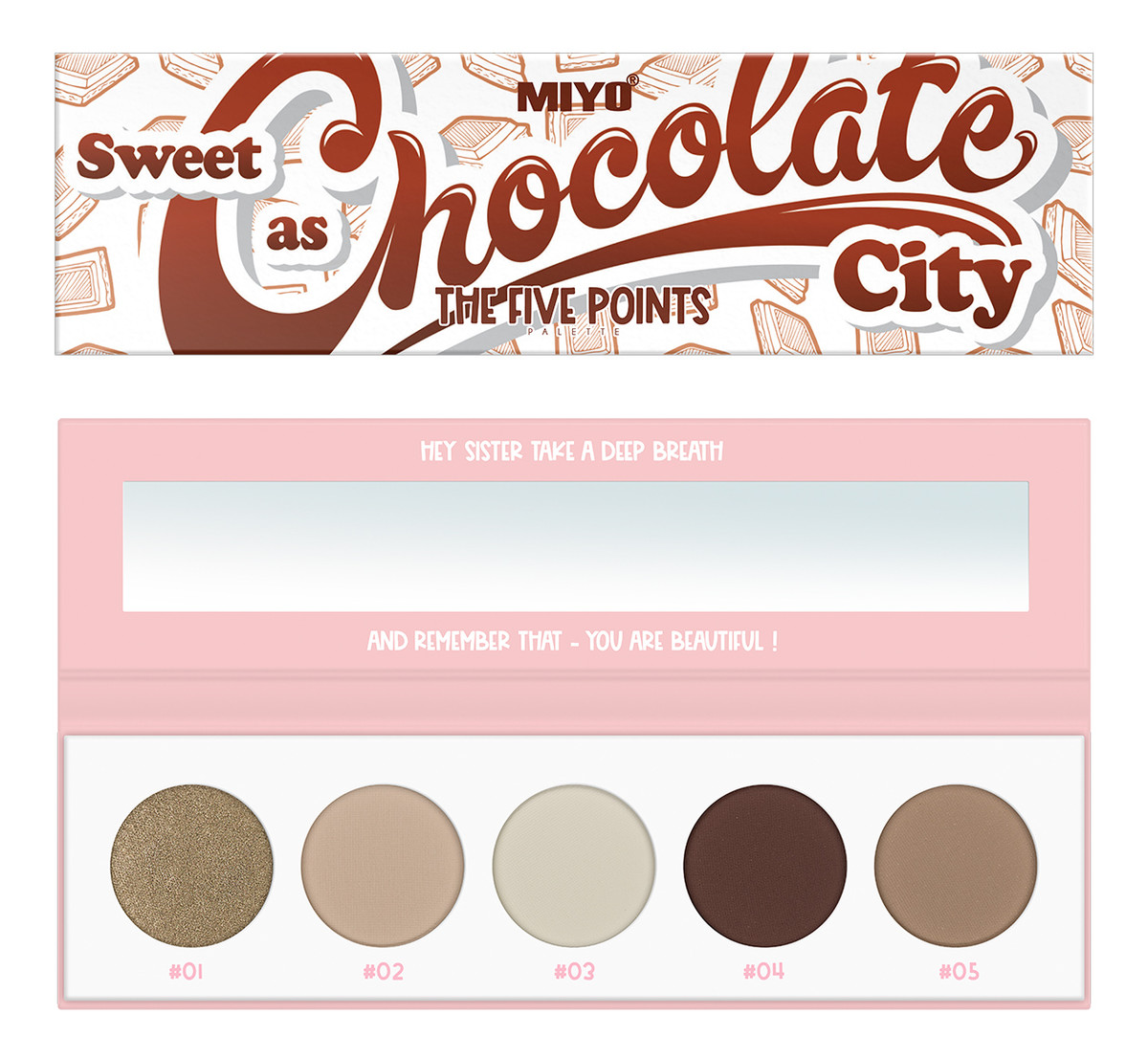 Paleta cieni do powiek Sweet as Chocolate City