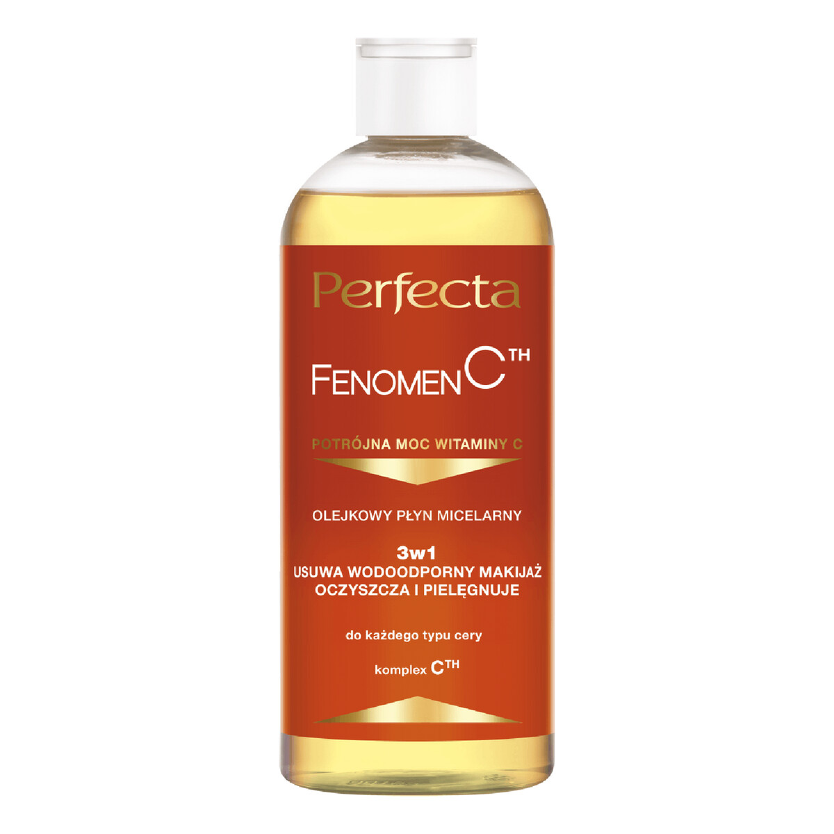 Perfecta Fenomen C Olejkowy Płyn Micelarny Usuwa Wodoodporny Makijaż 400ml