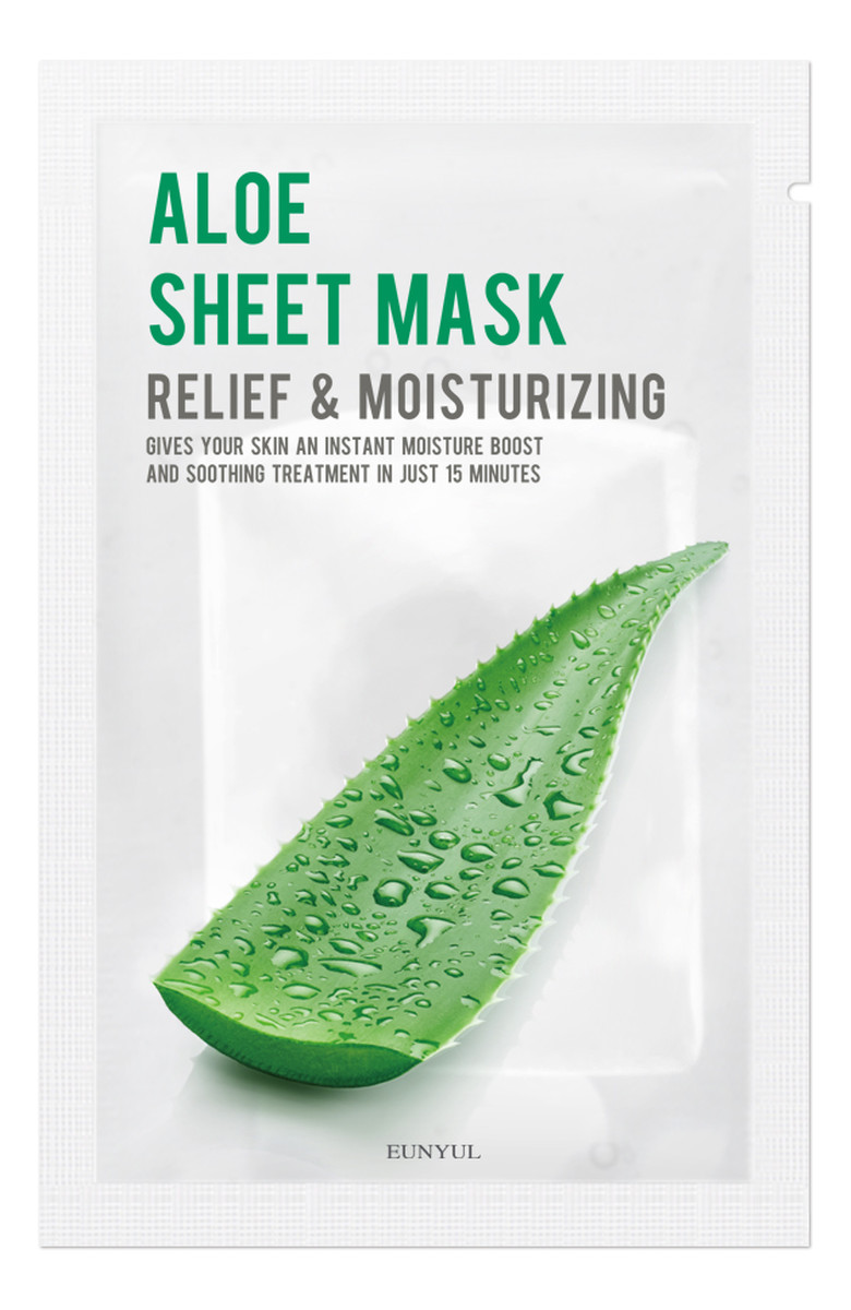 Sheet Mask Nawilżająco-łagodząca maseczka w płachcie z aloesem