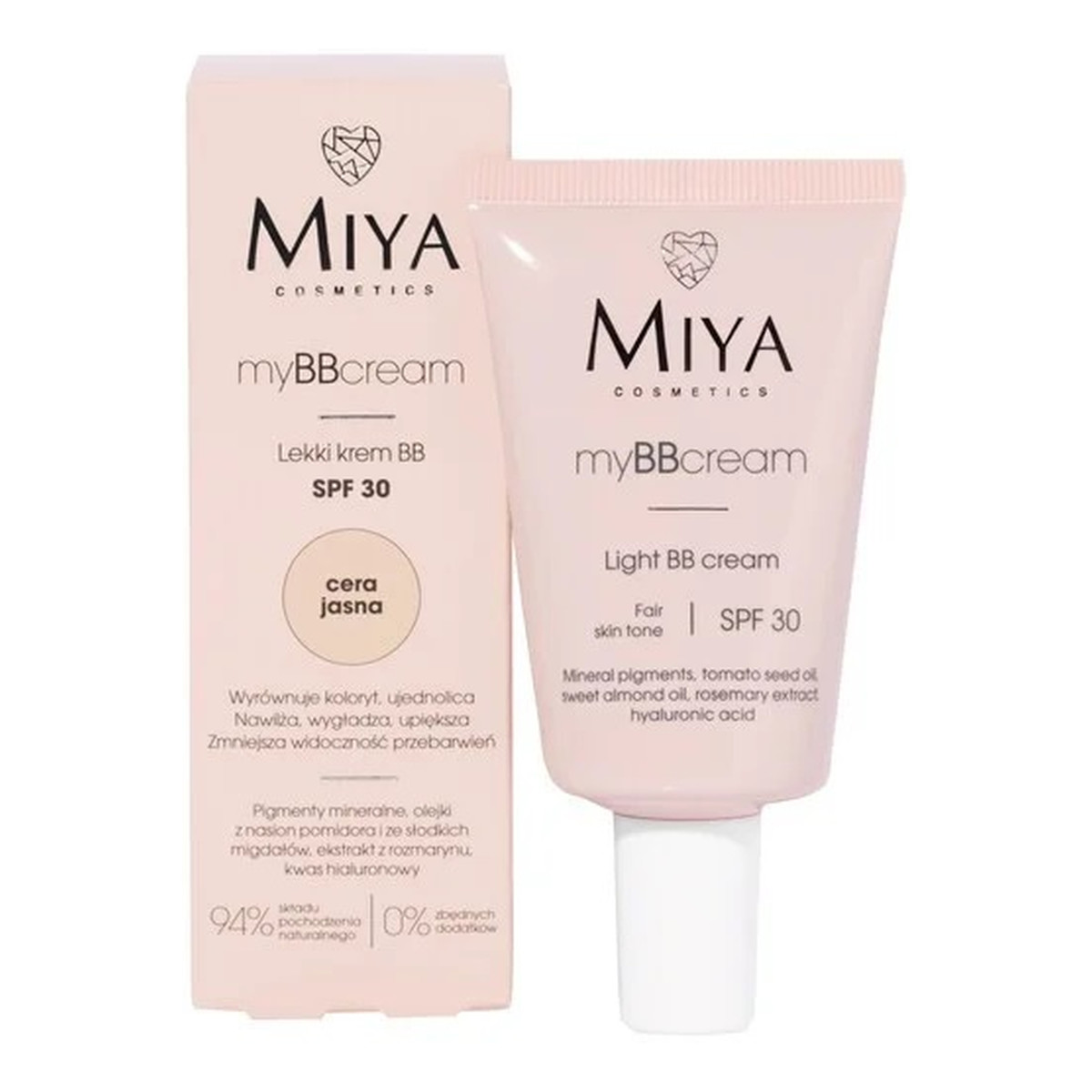Miya Cosmetics My BB Cream Lekki krem koloryzujący SPF30 40ml