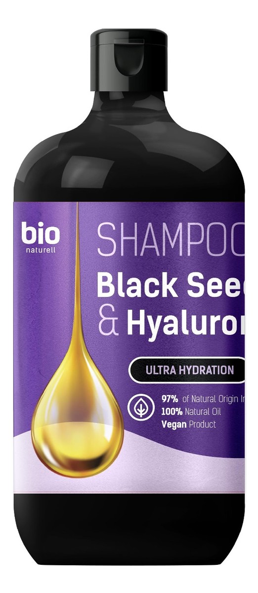 Szampon z olejkiem z czarnuszki i kwasem hialuronowym do wszystkich rodzajów włosów