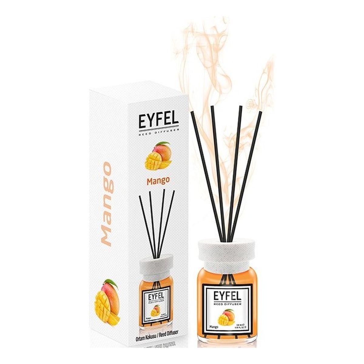 Eyfel Dyfuzor zapachowy z patyczkami Mango 3x120ml