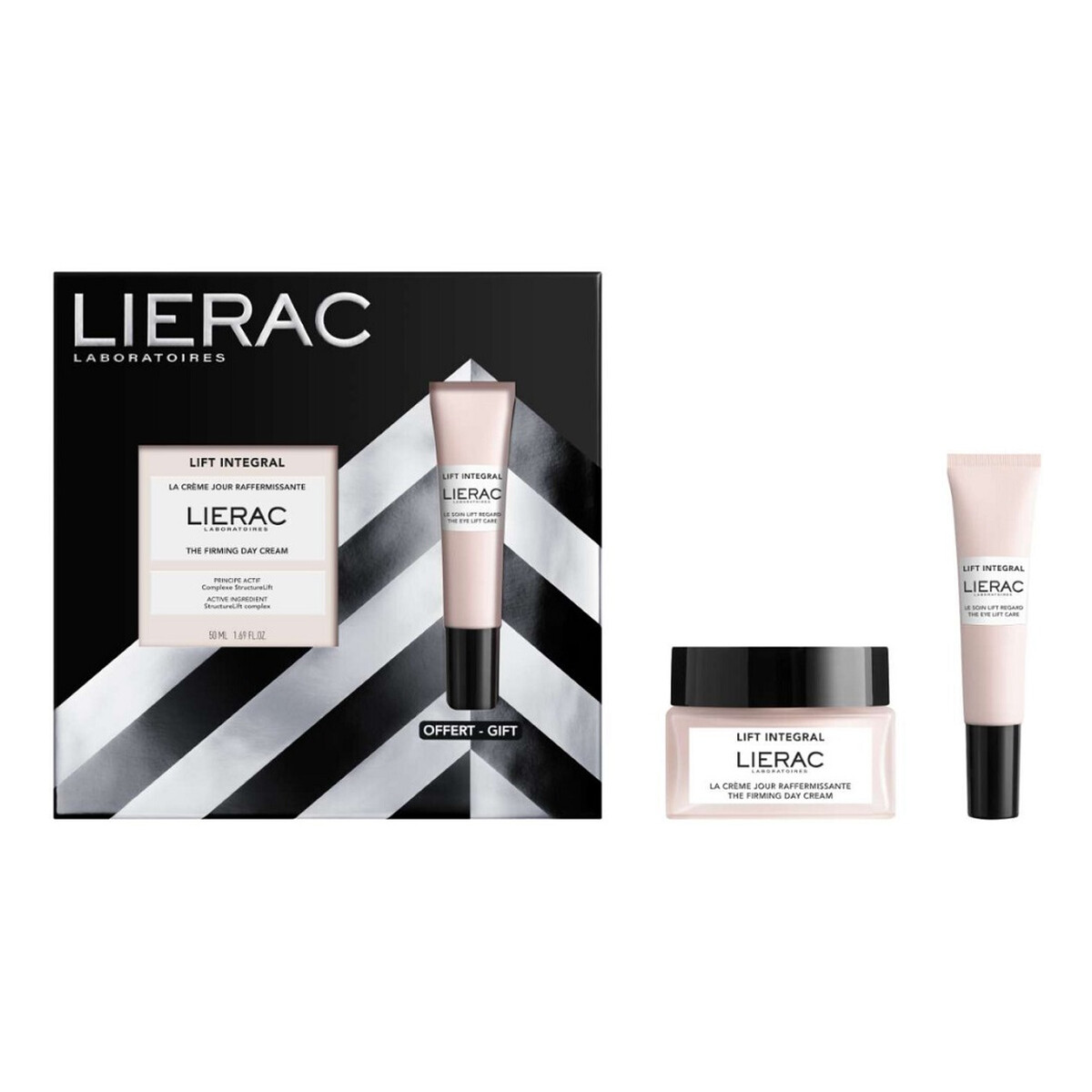 Lierac Lift Integral Zestaw ujędrniający krem na dzień 50ml + liftingujący krem pod oczy 15ml