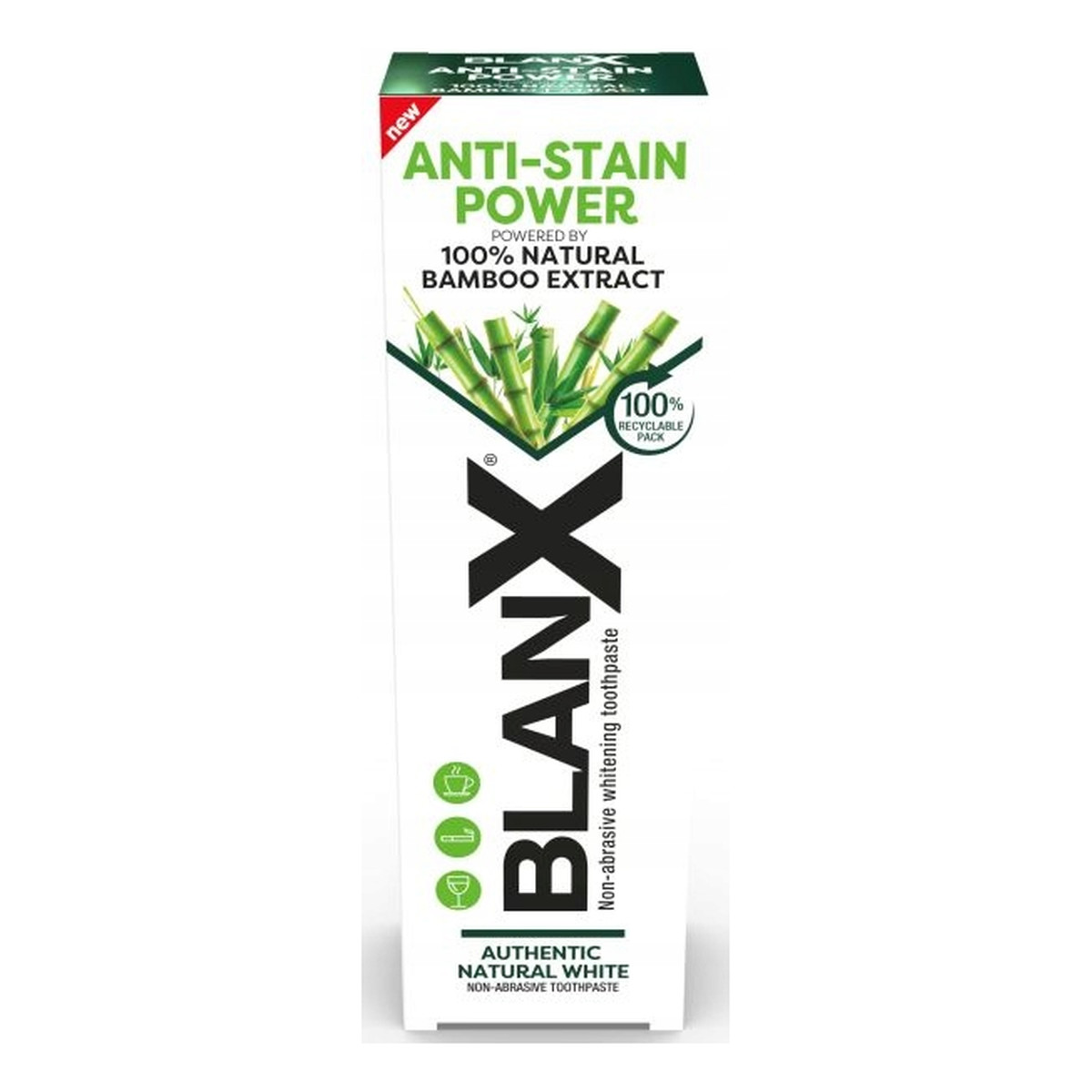 BlanX Anti stain power Pasta do zębów Bamboo Extract 75ml