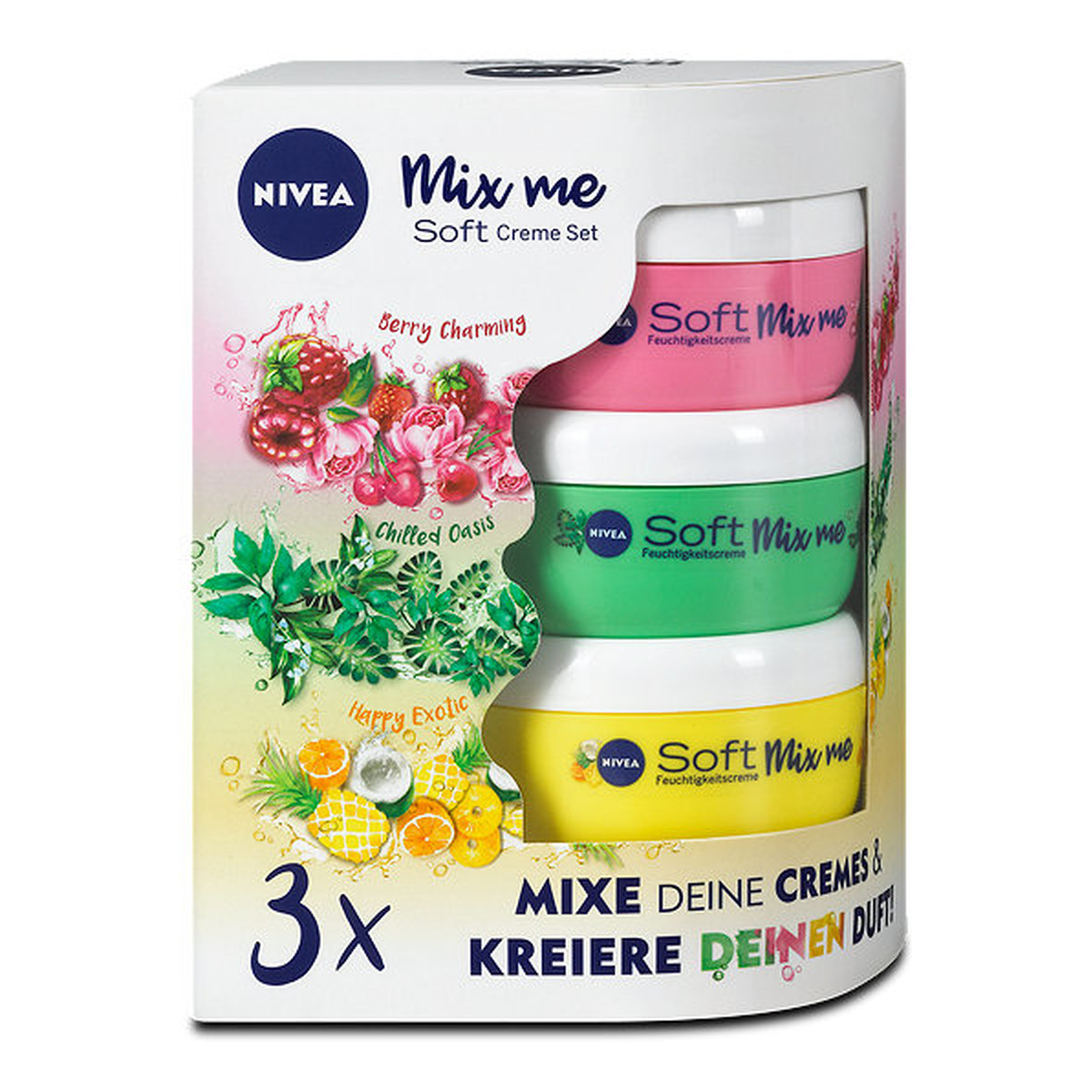 Nivea SOFT MIX ZESTAW kremów do twarzy