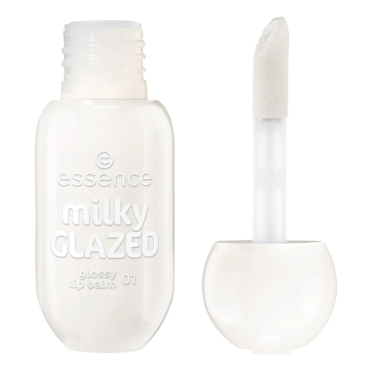 Essence Milky GLAZED glossy lip balm lśniący balsam do ust 4ml 2l