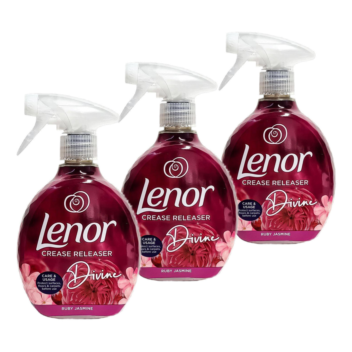 Lenor Żelazko w sprayu o zapachu Ruby Jasmine 3x500ml