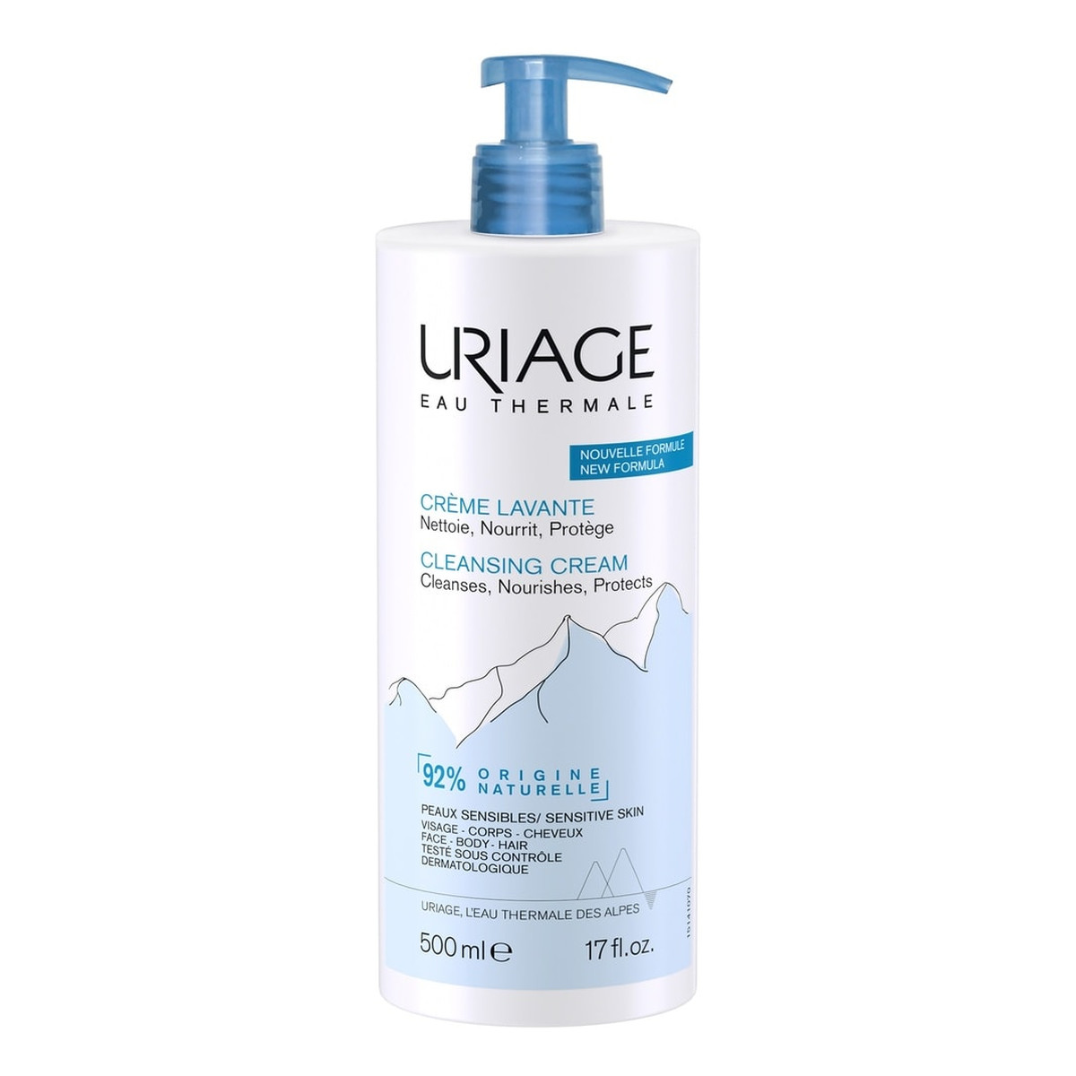 Uriage Eau Thermale Cleansing Cream kremowy żel oczyszczający 500ml