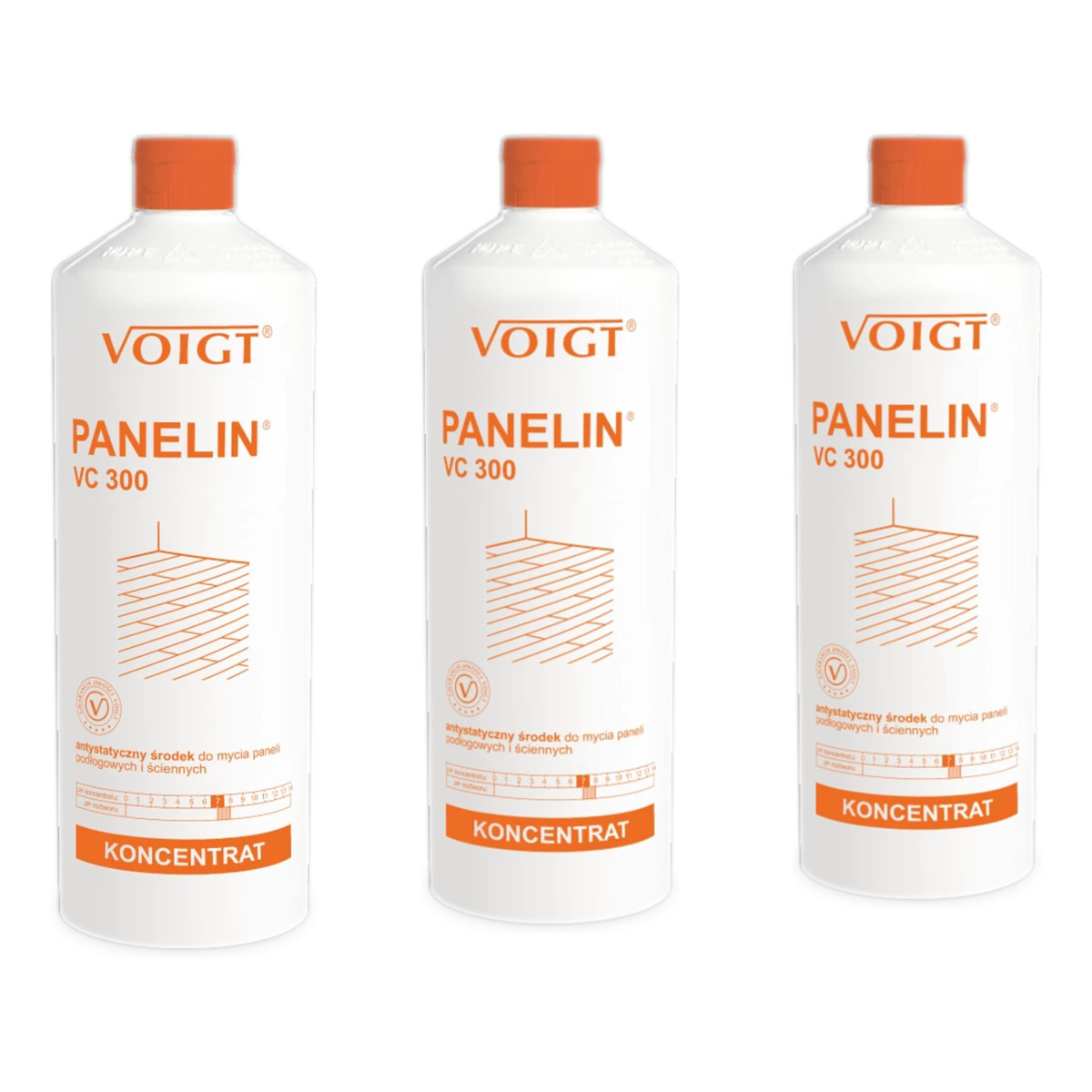 Voigt Panelin Antystatyczny środek do mycia paneli podłogowych i ściennych VC300 3x1L
