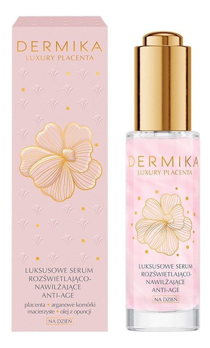 luksusowe serum rozświetlająco-nawilżające anti-age na dzień
