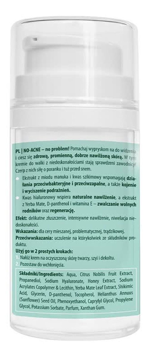 Hydrożelowy Krem Niwelujący Niedoskonałości