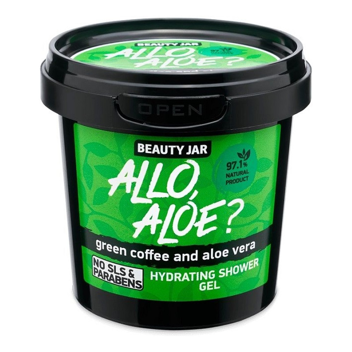 Beauty Jar Allo Aloe? nawilżający Żel pod prysznic z zieloną kawą i aloesem 150g