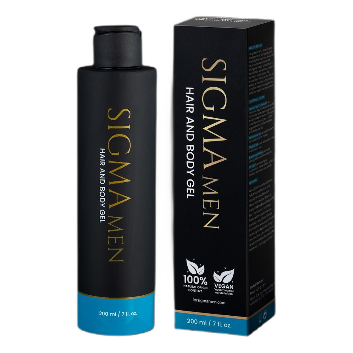 Sigma Men Wszechstronny eliksir Żel do włosów i ciała 200ml