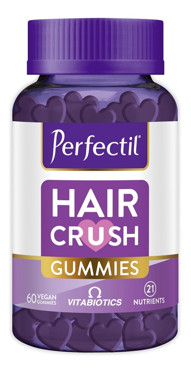 Perfectil Hair Crush suplement diety na zdrowe włosy 60 Żelek