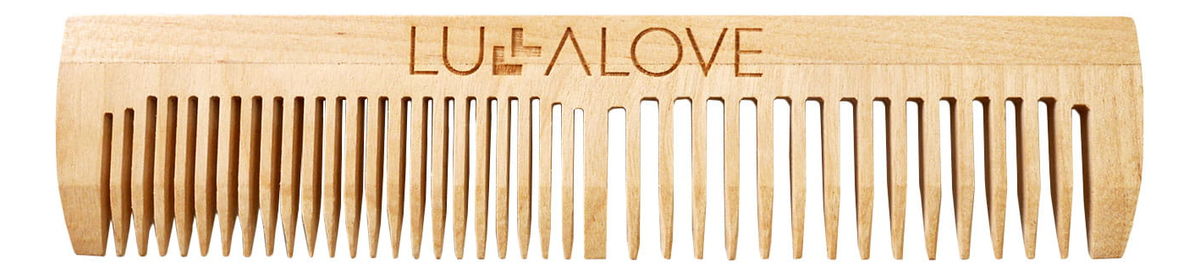 Grzebień drewniany do olejowania włosów