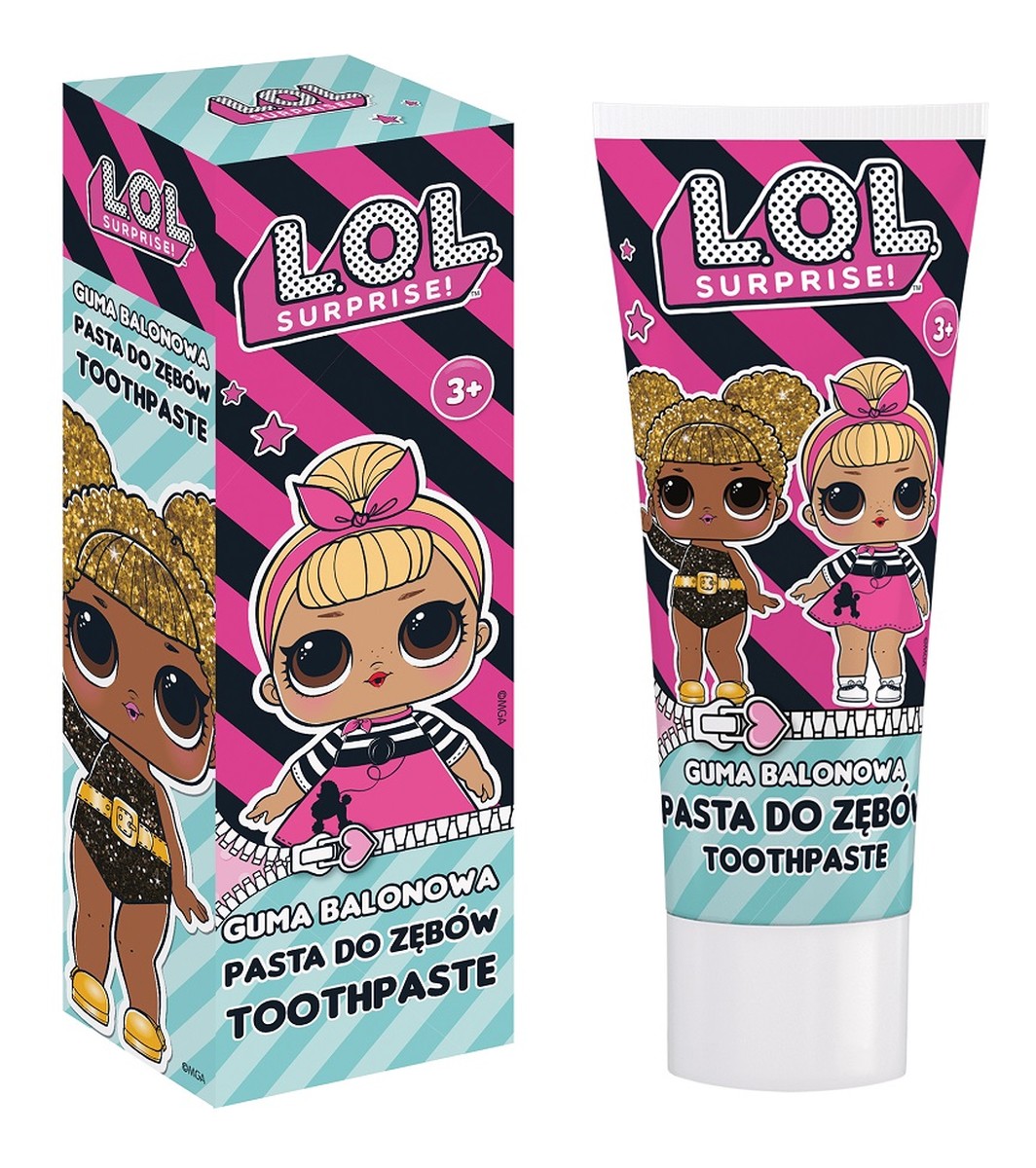 Toothpaste 3+ pasta do zębów dla dzieci bubble gum