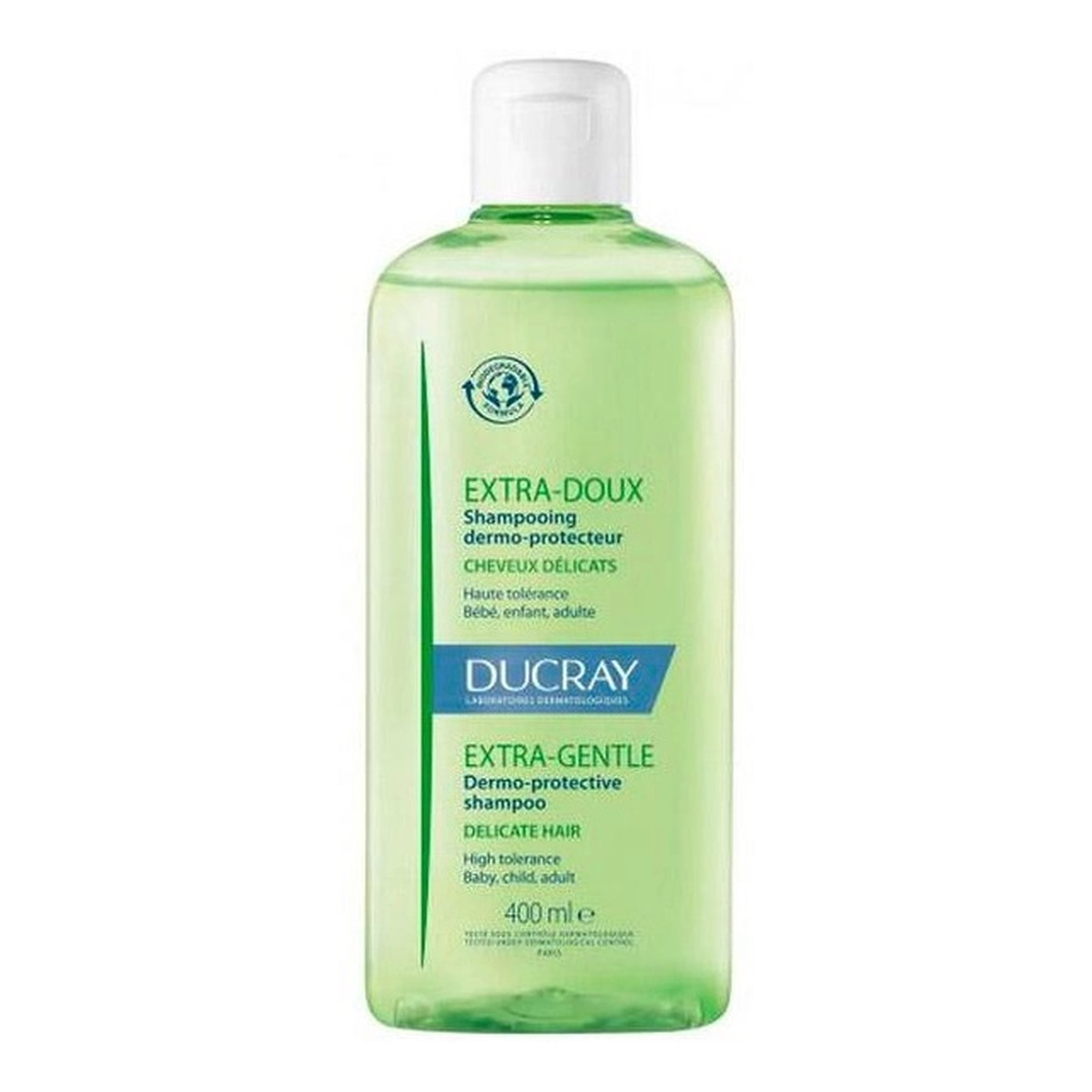 Ducray Extra-gentle dermo-protective shampoo delikatny szampon do włosów wrażliwych 400ml