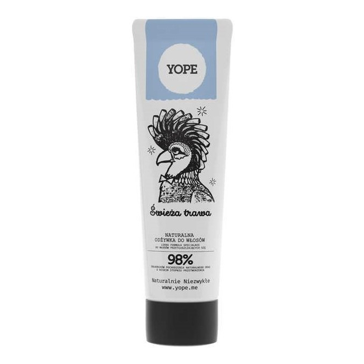 Yope Świeża Trawa Naturalna Odżywka do Włosów Przetłuszczających się 170ml