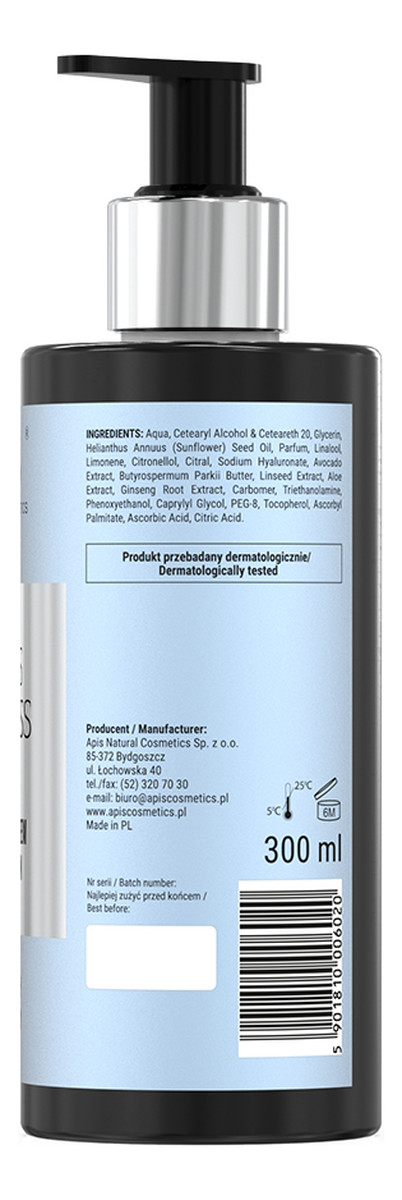 Zestaw świąteczny Energizujący żel do mycia ciała 3w1 300ml + Energizujący krem do ciała i dłoni 300ml