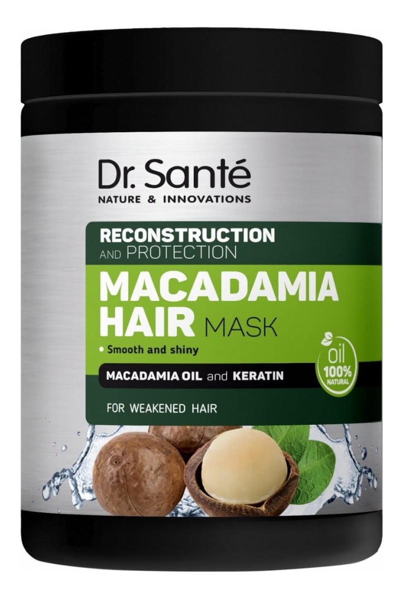 Macadamia Hair Maska regenerująca do włosów z Olejem makadamia i Keratyną