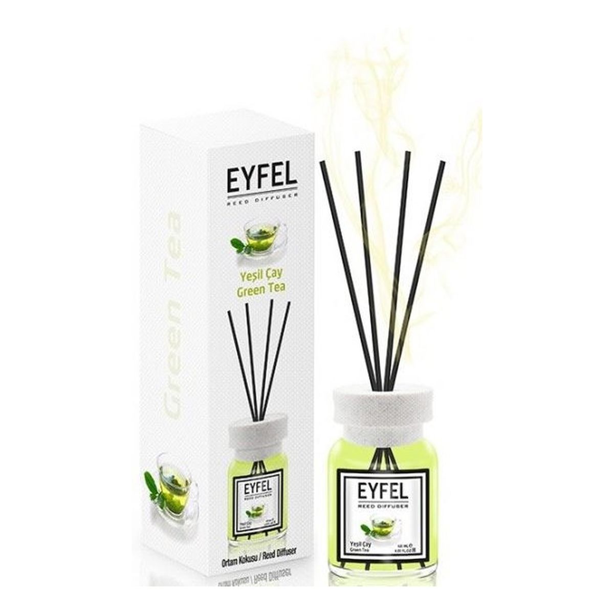 Eyfel Dyfuzor zapachowy z patyczkami Zielona Herbata 120ml