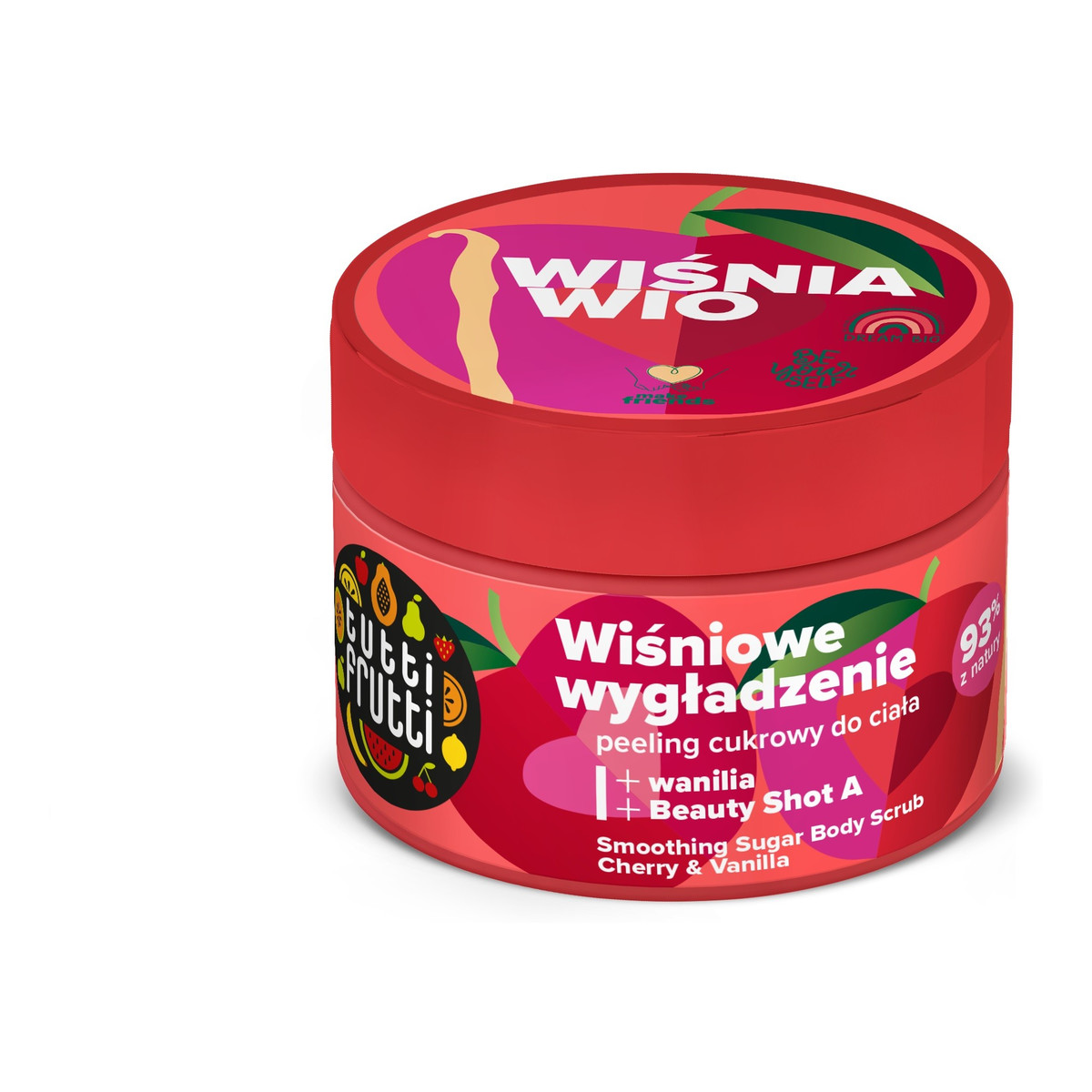 Farmona Tutti Frutti Peeling cukrowy do ciała Wiśnia & Wanilia 300g