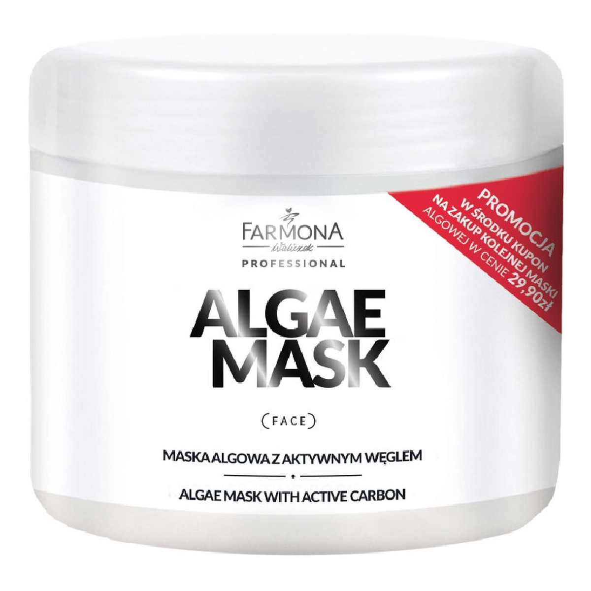 Farmona Professional Algae Mask maska algowa z aktywnym węglem 500ml