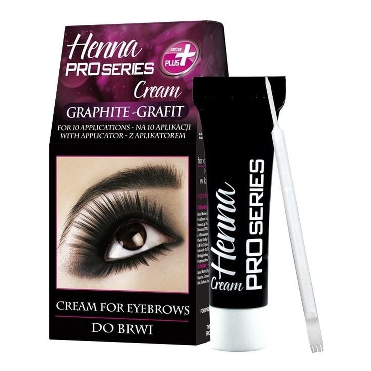 Verona Professional Henna do brwi kremowa Pro Series Creme - grafit 15ml