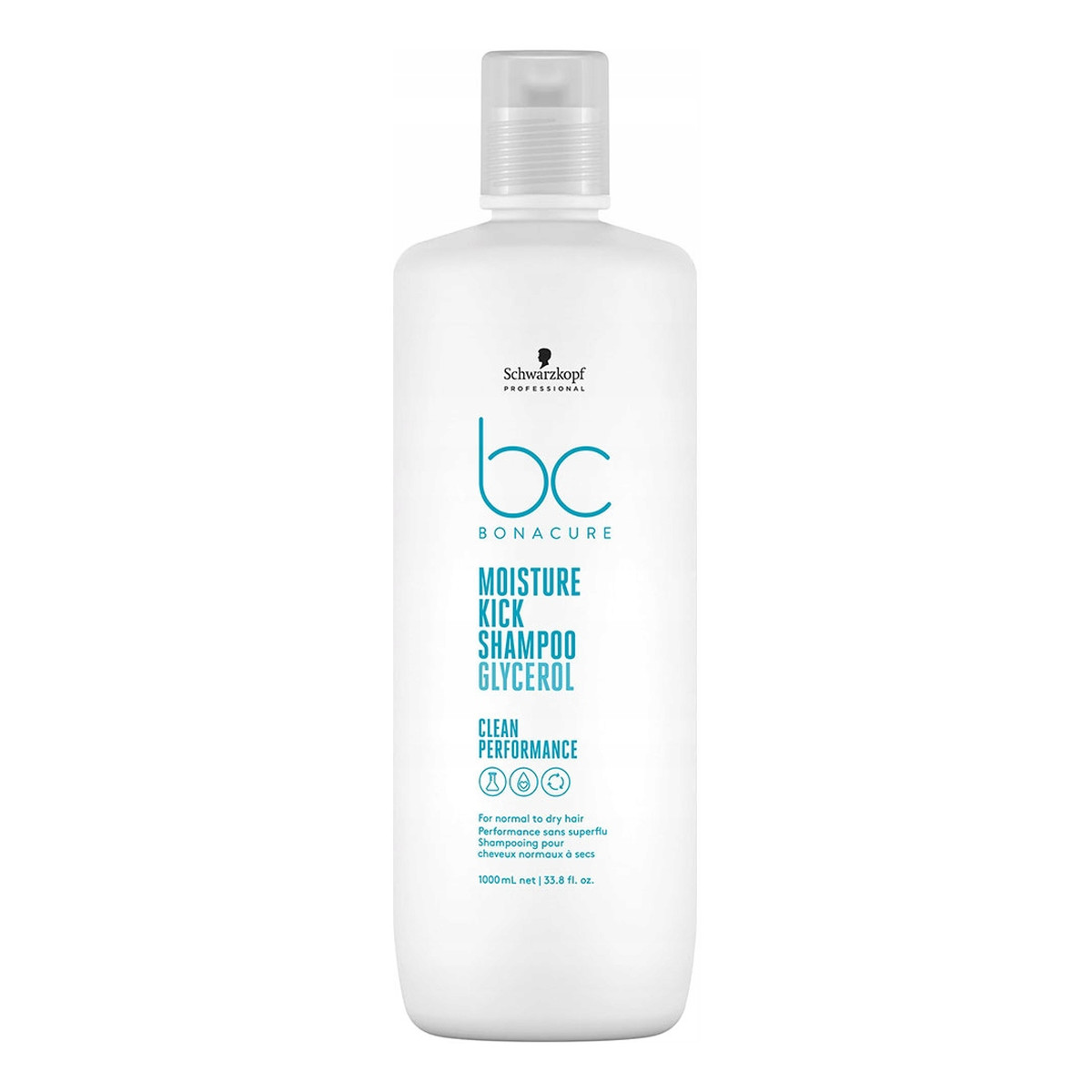Schwarzkopf Bc bonacure moisture kick shampoo nawilżający szampon do włosów normalnych i suchych 1000ml