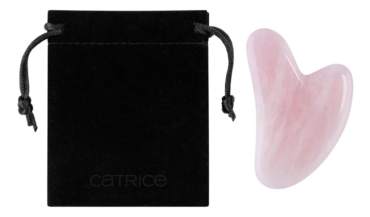 Różowy Kwarc Do Masażu Twarzy Rose Quartz Facial Gua Sha