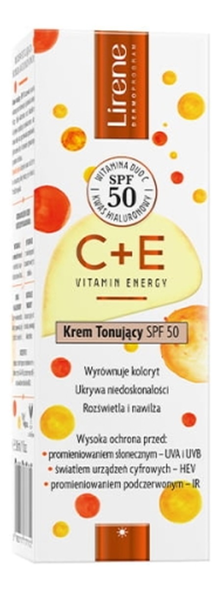 Vitamin energy Krem tonująco rozświetlający SPF 50