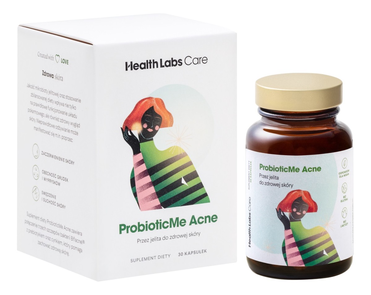 Probioticme acne probiotyk z cynkiem dla wsparcia zdrowej skóry 30 kapsułek
