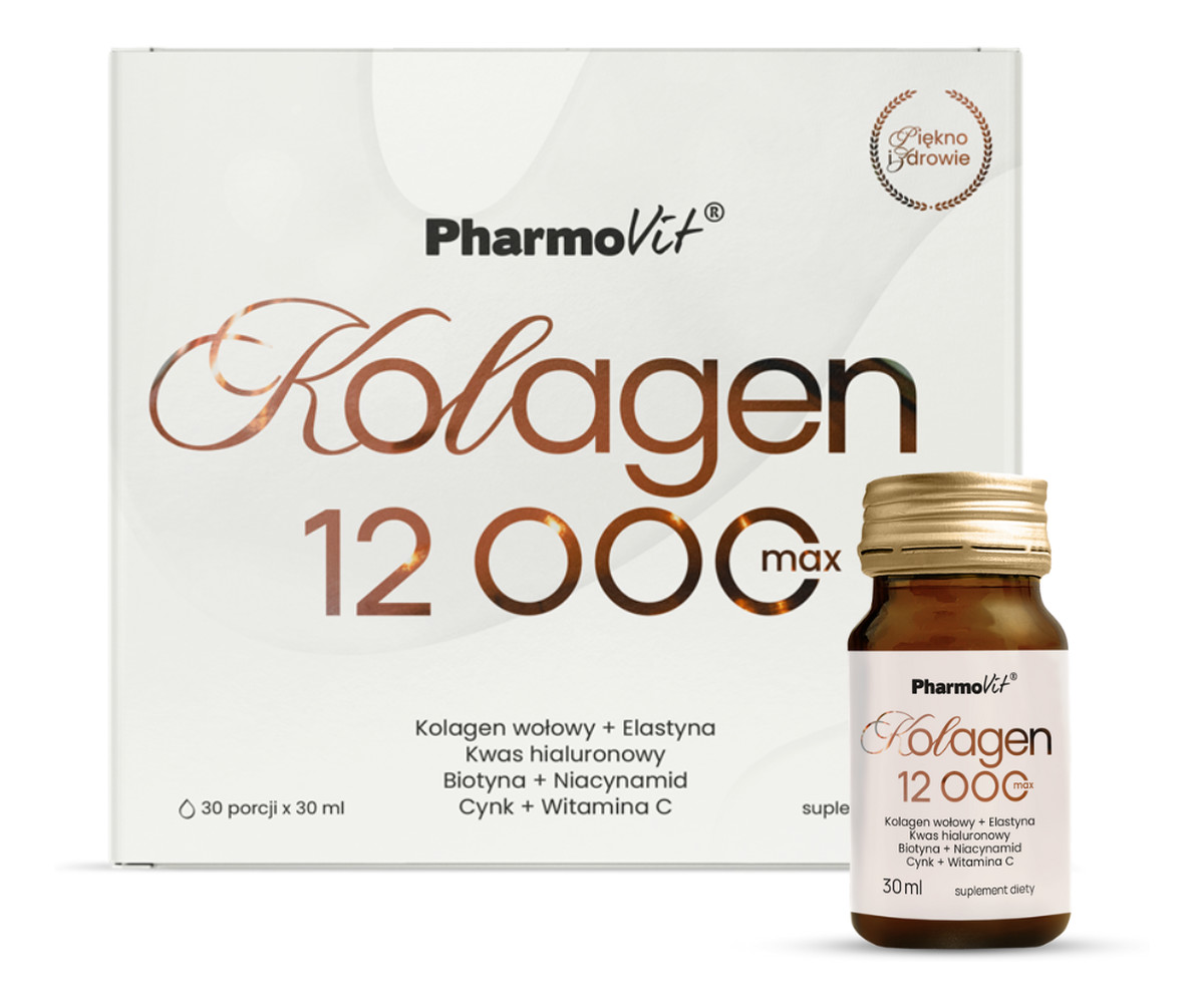 Kolagen 12000mg Max suplement diety 30 x 30ml