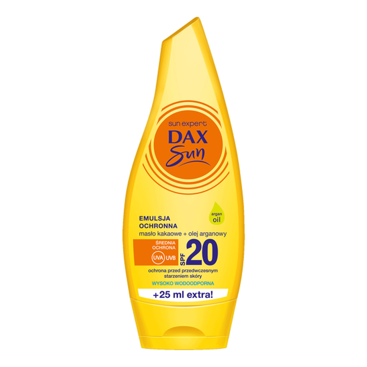 Dax Sun Emulsja ochronna do opalania z masłem kakaowym i olejem arganowym SPF2 175ml