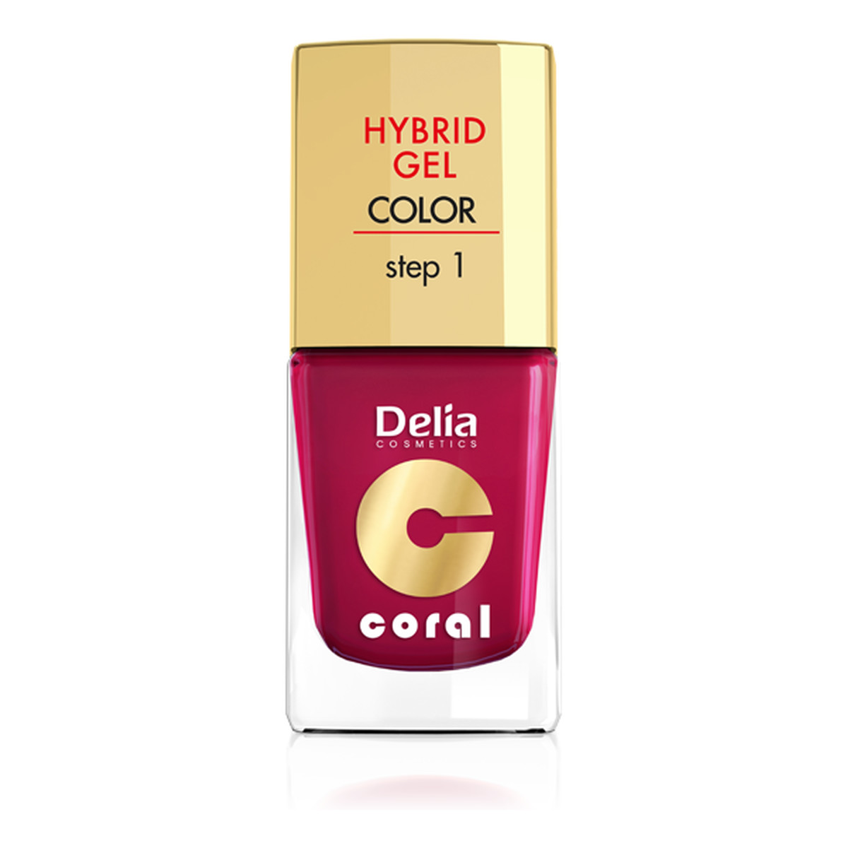 Delia Hybrid Gel Coral Lakier Do Paznokci 11ml